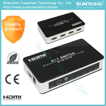 V1.4 4 X 1HDMI commutateur 4k 2k 3D HDMI Switcher avec Pip